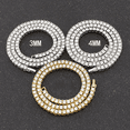 thumbnail image 2 of Collar de estilo europeo y americano de una sola fila de diamantes de imitación de aleación de hip-hop, cadena de tenis para hombres y mujeres, joyería de cadena de tenis, 2 of 5