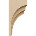thumbnail image 3 of 7"W x 7"D x 14"H Wide Rockford Rough Cedar Woodgrain TimberThane Corbel, Primed Tan, 3 of 6