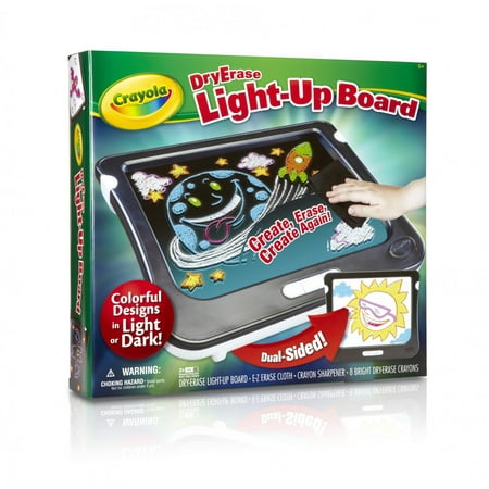 Crayola Dry Erase Light Up Board, Drawing And Coloring Tablet, Gift For Kids, 11