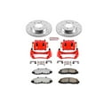 thumbnail image 2 of PowerStop Front Z36 Truck & Tow Brake Pad and Rotor Kit with Red Powder Coated Calipers Fits: FORD Select Models KC1866A-36, 2 of 4