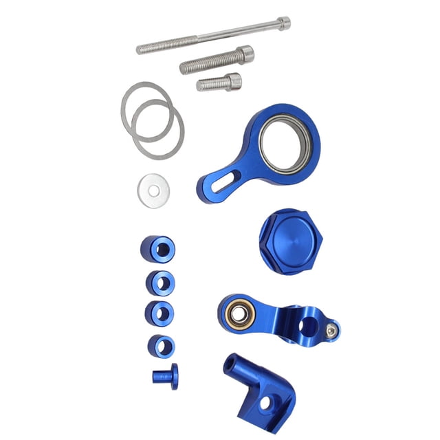 Kit de soporte de montaje Sidaley para motocicleta Amortiguador de dirección Azul