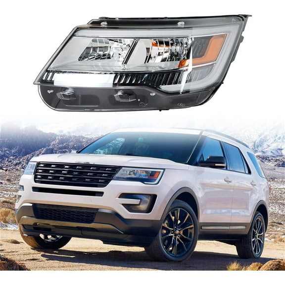 SEBLAFF Replacement for 2016 -2019 Ford Explorer Limited/XLT/Platinum LED Headlight Headlamp Left Driver Side FO2518130