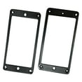 thumbnail image 3 of kusrkot 2Pcs Humbucker Double Guitar Pickup Mounting Rings Set Flat Bottom Part Electric Black, 3 of 8