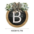 thumbnail image 4 of XWSHYW Adornos Colgantes Corona Decorativa para Puerta de Entrada con Apellidos Durante Todo El Año, Placas Colgantes Delante de La Puerta, 4 of 4