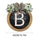 thumbnail image 4 of Corona de puerta principal Hmsavn con apellidos, ideal para todo el año, placas decorativas colgantes, corona única con apellidos, colgador de puerta para todas las estaciones, decoración para el, 4 of 4