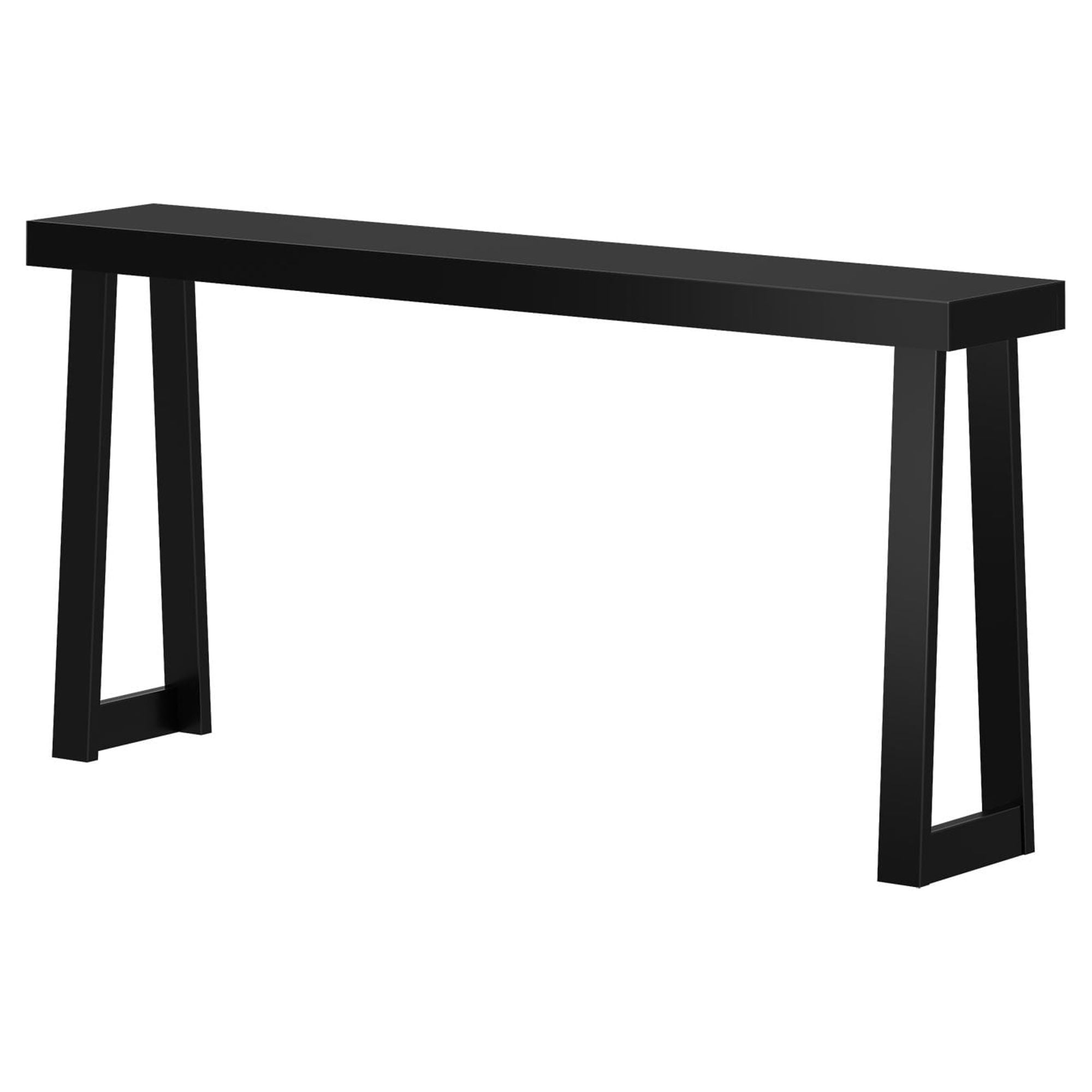 Plank+Beam Solid Wood 66" Console Table, Classic Entryway Table, Narrow Foyer Table