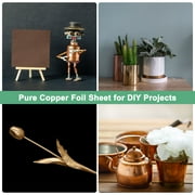 Uxcell Thin Copper Sheet Roll, 3500mm x 300mm x 0.03mm Pure Copper Metal Foil for Crafts
