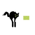 thumbnail image 2 of Black Cat Halloween Decor 10 Inch Glow in The Dark Halloween Decorations Scary Outdoor Halloween Decorations for Yard Lawn Porch Garden Halloween Holiday Display, 2 of 8