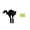 A002- Style B, variant on Halloween Yard Decorations, Glow in the Dark Wizard Ghost Garden Stake with Luminous Sticker, Spooky Outdoor Halloween Decorations for Patio & Haunted House