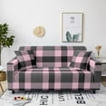 thumbnail image 2 of Geometric Plaid Stretch Sofa Cover Elastic Sectional Slipcovers for Living Room Couch Cover L Shape Cover Housses De Canapé, 2 of 7