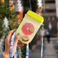 thumbnail image 3 of Popsicle Water Bottle With Strap, Cute Water Bottles,drink Purse With Straws And Adjustable Shoulder Strap For Kids Adult Leakproof Plastic Drink Wate, 3 of 5