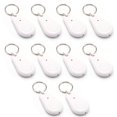 thumbnail image 1 of Qarigey 10 Uds llavero Simple sólido en forma de gota llaves anillo colgante botón claro adorno navideño bolsas mujeres hombres Ropa, zapatos y accesorios Miscelánea Blanco, 1 of 6