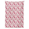 thumbnail image 3 of Ambesonne Aqua and Pink Tablecloth Rectangular Table Cover, Summer Poppies, 52"x70", Aqua Pink and Pale Pink, 3 of 4