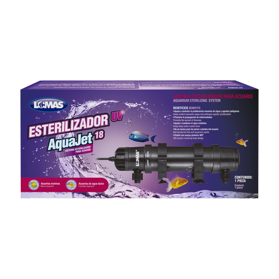 Sistema Esterilizador Uv Aquajet 18 W Lomas  18 w