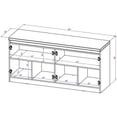 thumbnail image 5 of Manhattan Comfort Viennois Buffet en Blanc Cassé, 5 of 5
