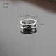 thumbnail image 3 of Anillos negros de Goku de Dragon Ball Z, accesorios de figuras de Zamasu oscuro, joyería de Metal guapo, anillo de Cosplay, accesorios de tiempo, juguetes, regalo, 3 of 4