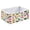 Flowers And Small Bee Icons, variant on Fabric Storage Bins Foldable Cube For Home Organization Baskets Leopard Print with Sunflowers