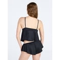 thumbnail image 3 of Joyspun Women's Bridal Lace Satin Cami and Shorts Set, 2-Piece, Sizes XS-XXXL, 3 of 5