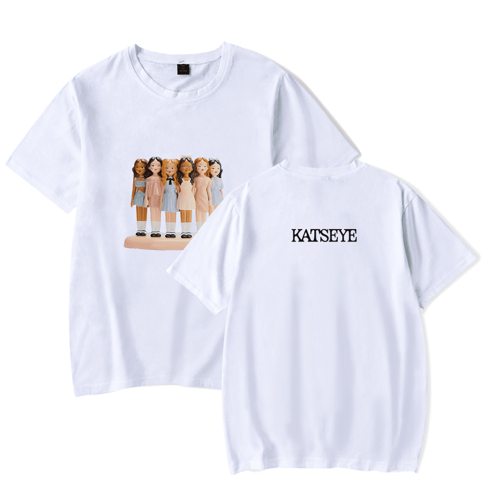 Katseye Merch Porcelain T-Shirts Tee Summer Women Men Fashion