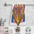 thumbnail image 5 of American USA Anchor Hand Towels 2 PCS, Flag Star Stripes American Kitchen Towel Ultra Soft and Highly Absorbent,Decorative Fingertip Face Towel for Bathroom Hotel, 28.3"x14.4", 5 of 5