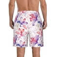 thumbnail image 3 of Naloa Lilies Flowers Men's Beach Shorts, Surfing shorts, Swim trunks, Quick Dry Swim Trunks for Surfing Beach Fun - X-Large, 3 of 9