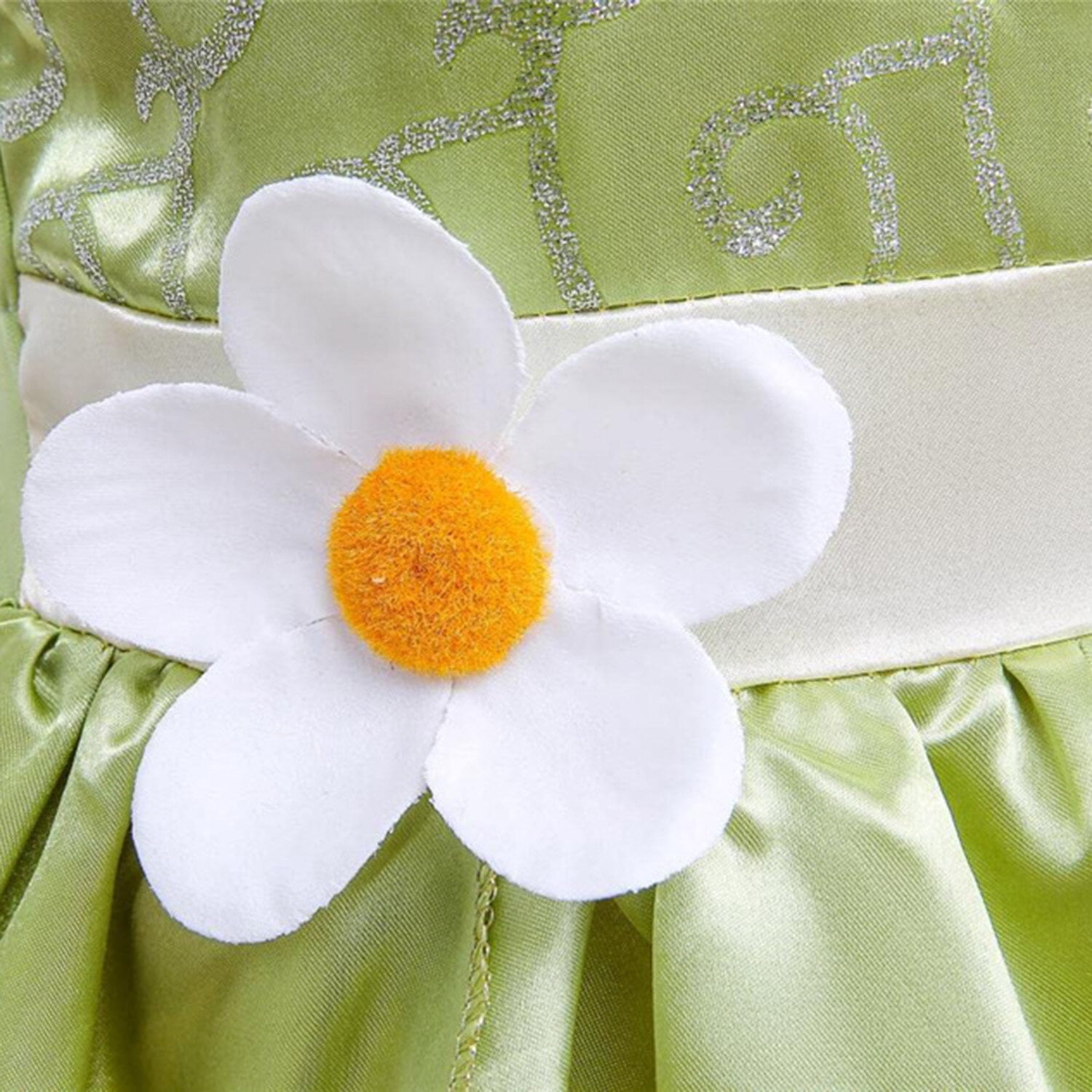 HAWEE Deluxe Princess Tiana Costumes Little Girls Dress Fancy Gown for Cosplay Halloween Party