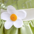 thumbnail image 4 of AoDai Deluxe Princess Tiana Costumes Little Girls Dress Fancy Gown for Cosplay Halloween Party, 4 of 5