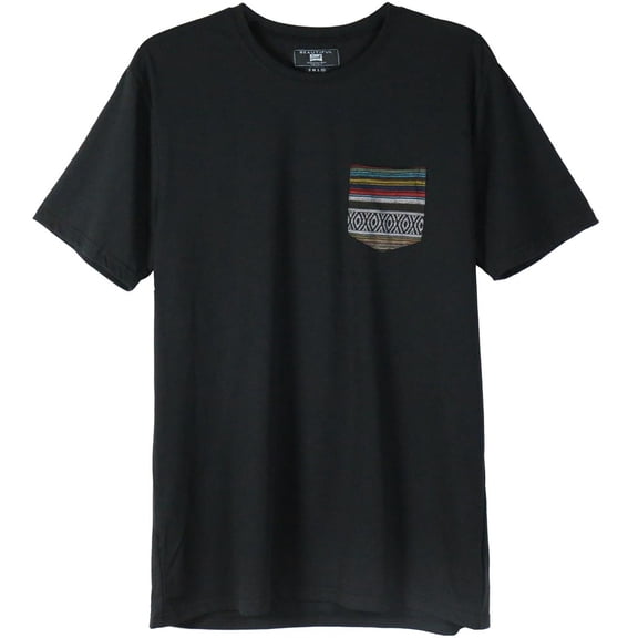 YUBIKWETE Men's Solid Color Short Sleeve T-Shirt with Pocket for Casual Everyday