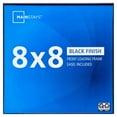 thumbnail image 6 of Mainstays 8x8 Front Loading Gallery Tabletop Picture Frame, Black, Set of 6, 6 of 8