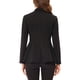 thumbnail image 3 of BLAZER GÓTICO PEPLUM DE MUJER CON CUELLO CAÍDO Y HEM ALTO-BAJO ABIERTO 2XL NEGRO, 3 of 7