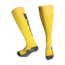 AUQ Soccer Socks,Thick Terry Bottom Youth Soccer Socks,Elastic Ribbed Cuff Football Socks