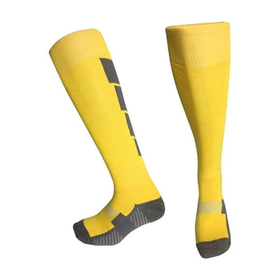 AUQ Soccer Socks,Thick Terry Bottom Youth Soccer Socks,Elastic Ribbed Cuff Football Socks