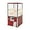 Red, variant on Vending Machine, 1.77-1.97 Inch Spherical Capsule Candy Dispenser Store Bulk Vending Machine Vintage Style Gumball Machine for Game Stores, Retail Stores, Amusement Parks (Black)