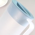 thumbnail image 3 of BRIGHTFUFU 1Pcs Beverage Kettle Heat Resistant Plastic Pitcher With Lid For Cold Water Storage And Easy Refill Blue 1.6L, 3 of 8