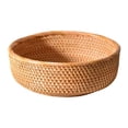 thumbnail image 3 of Cesta de ratán, cesta de almacenamiento, cesta para servir alimentos, bandeja decorativa para servir Medio, 3 of 9