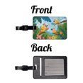 thumbnail image 4 of Kawaii Parrots Faux Leather Travel Luggage Tag, 4 of 7