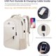thumbnail image 4 of Travel Laptop Backpack, 17 Inch Business Flight Approved Carry On Backpack,large Travel Backpack With Usb Charger Port And Luggage Sleeve, 4 of 4