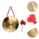 thumbnail image 5 of Instrumento de percusión tradicional gong gong chino gong con martillo (dorado), 5 of 5