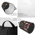 thumbnail image 4 of Balery Fly Agaric and Flowers Round Laundry Basket with Handles Waterproof Freestanding Laundry Hamper for Clothes Toys in the Dorm and Family-Medium, 4 of 8