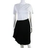 Pre-owned|Giorgio Armani Le Collezioni Womens Ruffled Tulip Skirt Black Size 8