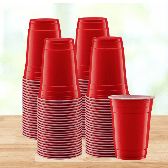 Solo Red Cups 16oz - 192 Pack | Sturdy Disposable Party Cups