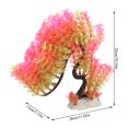 2024 Artificial Plastic Fish Tank High Simulation Curved Tree Water