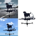 thumbnail image 2 of tegongse Labrador Shaped Weather Vane for Roof Decoration Decorative Garden Courtyard Weathervane Wind Direction Tracking Tool, 2 of 11