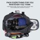 thumbnail image 3 of Bolsa de gimnasio con compartimento para zapatos, bolsa de viaje, bolsas de natación y yoga para mujeres y hombres, 3 of 9