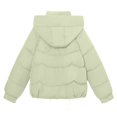 thumbnail image 4 of Winter Warm Coats for Womens Fashion Plus Size Solid Color Hooded Jacket, 4 of 9