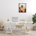 thumbnail image 3 of Stupell Industries Abstract Southwestern Pattern Abstract Painting Brown Floater Framed Canvas Art Print Wall Art, 17 x 21, 3 of 10