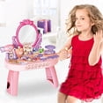 thumbnail image 6 of Pretend Play Girls Makeup Table Set, Toddler Girls Vanity Set Toy, Princess Toys for Little Girls Ages 3 4 5 6 7, 6 of 6