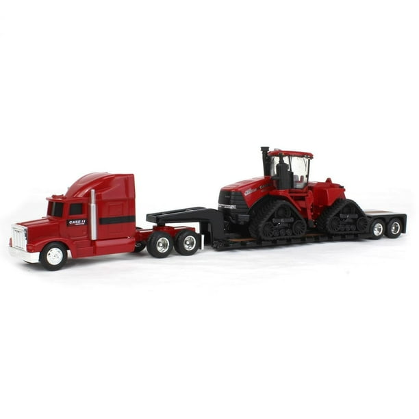 ERTL 1/64 Case IH AFS Connect Steiger 620 Quadtrac con remolque semi y lowboy, 44278