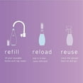 thumbnail image 2 of JAWS Cleaner Shower Cleaner Bottle with 2 Refill Pods. Refillable Cleaning Supplies., 2 of 8