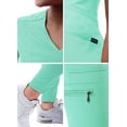 thumbnail image 5 of Adar Pro Modern Athletic Scrub Set For Women - Modern V-Neck Scrub Top & Yoga Jogger Scrub Pants, 5 of 7